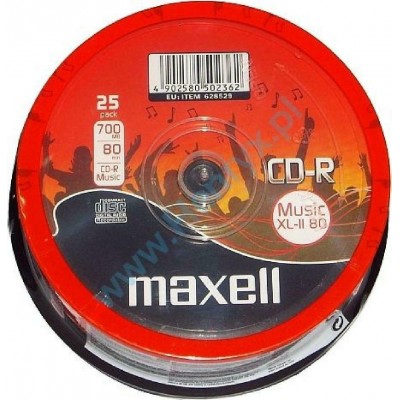 Maxell Εγγράψιμα CD-R 700MB 25τμχΚωδικός: CD0094 