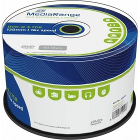 MediaRange Εγγράψιμα DVD-R 4.7GB 50τμχΚωδικός: MR444 