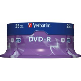 Verbatim Εγγράψιμα DVD+R 4.7GB 25τμχΚωδικός: 43500  Verbatim Εγγράψιμα DVD+R 4.7GB 25τμχΚωδικός: 43500