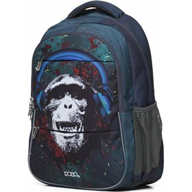 Polo Phantom Σχολική Τσάντα Πλάτης Γυμνασίου - Λυκείου Πολύχρωμη Μ34 x Π20 x Υ49cmΚωδικός: 9-01-270-8025 