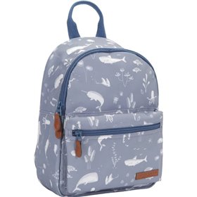 Little Dutch Ocean Blue Σχολική Τσάντα Πλάτης Νηπιαγωγείου σε Μπλε χρώμα Μ22.5 x Π12 x Υ29cmΚωδικός: LD4942 