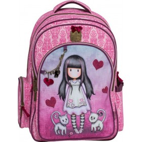 Santoro Tall Tails Σχολική Τσάντα Πλάτης Δημοτικού σε Ροζ χρώμα Μ30 x Π14 x Υ44cmΚωδικός: 207213 