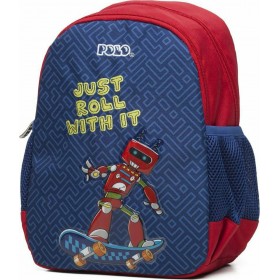 Polo Animal Σχολική Τσάντα Πλάτης Νηπιαγωγείου Πολύχρωμη Μ24 x Π12 x Υ30cmΚωδικός: 9-01-014-8037 