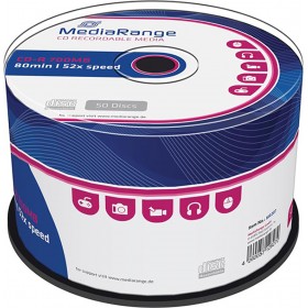 MediaRange Εγγράψιμα CD-R 700MB 50τμχΚωδικός: MR207 