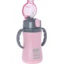 Ecolife Ανοξείδωτο Παγούρι Θερμός με Καλαμάκι Pink 300ml