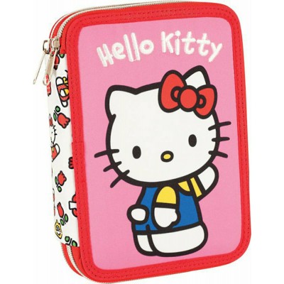 Gim Hello Kitty Tulip Κασετίνα με 2 Θήκες