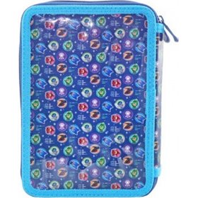 Διακάκης Pj Masks Μπλέ Κασετίνα Γεμάτη με 2 Θήκες Διακάκης Pj Masks Μπλέ Κασετίνα Γεμάτη με 2 Θήκες