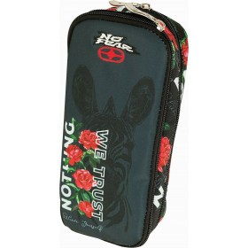 No Fear Rose Zebra Κασετίνα με 2 Θήκες No Fear Rose Zebra Κασετίνα με 2 Θήκες