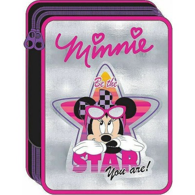 Gim Minnie Silver Star Κασετίνα Γεμάτη με 2 Θήκες