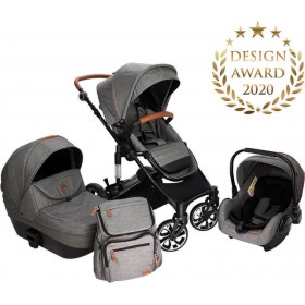 Bebe Stars Πολυκαρότσι Belize 3 in 1 Grey Bebe Stars Πολυκαρότσι Belize 3 in 1 Grey