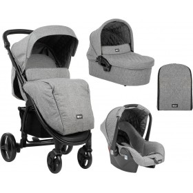Kikka Boo Πολυκαρότσι Madrid 3 in 1 Dark Grey MelangeΚωδικός: 31001010132 