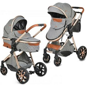 Cangaroo Πολυκαρότσι Alma 2 in 1 Dark Grey