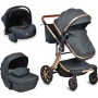 Cangaroo Πολυκαρότσι Polly 3 in 1 Black