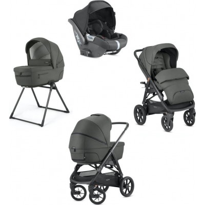 Inglesina Πολυκαρότσι Aptica XT Quattro System With Cab Car Seat 3 in 1 Charcoal Grey