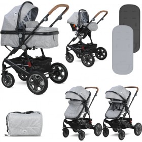 Lorelli Πολυκαρότσι Lora Set 3 in 1 Cool Grey ElephantΚωδικός: 10021282123 