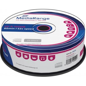 MediaRange Εγγράψιμα CD-R 700MB 25τμχΚωδικός: MR201 