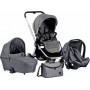 Kikka Boo Πολυκαρότσι Vicenza 3 in 1 Grey Silver FrameΚωδικός: 31001010066 