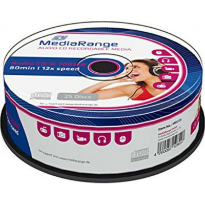 MediaRange Εγγράψιμα CD-R 700MB 25τμχΚωδικός: MR223 