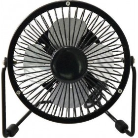 Eurolamp Ανεμιστήρας Mini 10cm Μαύρο