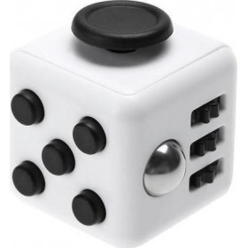 Anti Stress Fidget Cube 6 Sides Λευκό