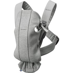 BabyBjorn Κλασικός Μάρσιπος Mini 3D Jersey Light Grey