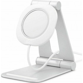 Spigen MagFit Βάση Φόρτισης MagSafe σε Λευκό χρώμα