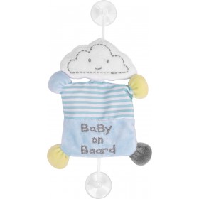 Kikka Boo Σήμα Baby on Board Κουκλάκι Με Βεντούζα "Sleepy Cloud"