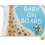 Sophie La Girafe Σήμα Baby on Board Με Βεντούζα Γαλλικά S470224 Yellow