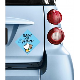 Σήμα Baby on Board Με Αυτοκόλλητο No 10