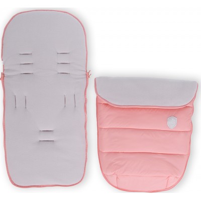 Kikka Boo Universal Ποδόσακος Καροτσιού Embroidered Baby Pink