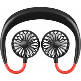 Επαναφορτιζόμενος Ανεμιστήρας για το Πρόσωπο Μαύρο