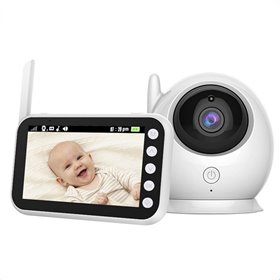 Ενδοεπικοινωνία Μωρού Με Κάμερα &amp Ήχο με Νανουρίσματα &amp Μελωδίες 4.5" 2τμχΚωδικός: ABM100S 