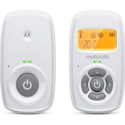 Motorola Ενδοεπικοινωνία Μωρού Με Ήχο με Μέτρηση Θερμοκρασίας 2τμχΚωδικός: MBP24 