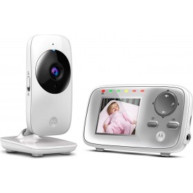 "Motorola Ασύρματη Ενδοεπικοινωνία Μωρού Με Κάμερα & Ήχο με Μέτρηση Θερμοκρασίας 2.4"" 2τμχΚωδικός: MBP482 " Motorola Ασύρματη Ενδοεπικοινωνία Μωρού Με Κάμερα & Ήχο με Μέτρηση Θερμοκρασίας 2.4" 2τμχΚωδικός: MBP482