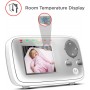 Motorola Ασύρματη Ενδοεπικοινωνία Μωρού Με Κάμερα &amp Ήχο με Μέτρηση Θερμοκρασίας 2.4" 2τμχΚωδικός: MBP482 