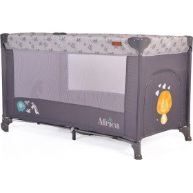 Cangaroo Παρκοκρέβατο Με 1 Επίπεδο Africa Grey