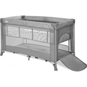 Lorelli Παρκοκρέβατο Με 2 Επίπεδα Torino 2 Layers Grey