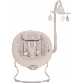 Kikka Boo Relax Μωρού Bouncer Beige Stars με Μουσική και Δόνηση Για Μέγιστο Βάρος Παιδιού 18kg