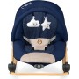 Momi Relax Μωρού Κούνια Lumiwood Navy Blue με Μουσική και Δόνηση Για Μέγιστο Βάρος Παιδιού 9kg