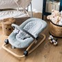 Momi Relax Μωρού Κούνια Lumiwood Navy Blue με Μουσική και Δόνηση Για Μέγιστο Βάρος Παιδιού 9kg