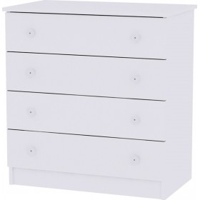 Βρεφική Συρταριέρα White 81x50x86cm