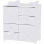 Βρεφική Συρταριέρα Cupboard White 83x71x96cm