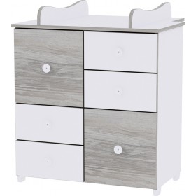 Βρεφική Συρταριέρα Cupboard White Artwood 83x71x96cm