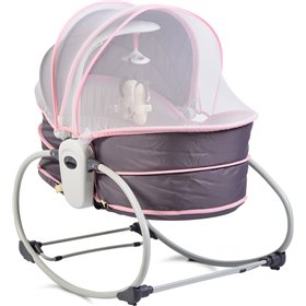 Cangaroo Πλαστική Καλαθούνα με Βάση Ava 5 in 1 Pink