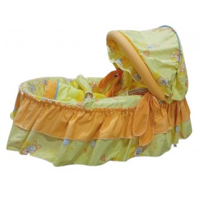 Καλαθούνα Μωρού Bear Κίτρινο-Πορτοκαλί