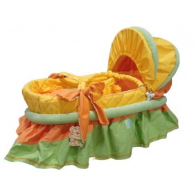 Καλαθούνα Μωρού Life Πορτοκαλί - Πράσινο - Κίτρινο