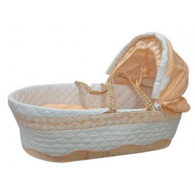 Oneira Bebe Καλαθούνα Μωρού Cloud Λευκό - Σομόν Oneira Bebe Καλαθούνα Μωρού Cloud Λευκό - Σομόν