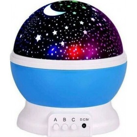 Περιστρεφόμενο Παιδικό Φωτιστικό Projector με Προβολή Αστεριών Περιστρεφόμενο Παιδικό Φωτιστικό Projector με Προβολή Αστεριών
