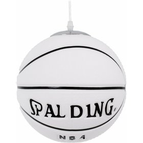 GloboStar Spalding Nba Κρεμαστό Φωτιστικό Μοντέρνο Μονόφωτο Μπάλα Λευκό