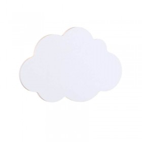 Aca Παιδικό Φωτιστικό Ξύλινο Συννεφάκι 16W Λευκό